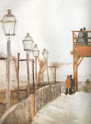 Vincent Van Gogh Montmartre near the Upper Mill (nn04)
